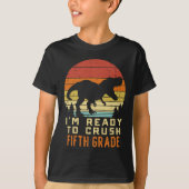 Im klaar om 5e graad Dinosaur terug te trekken SC T-shirt (Voorkant)