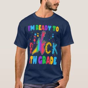 Im klaar om de 5e klas gitaar terug naar school te t-shirt
