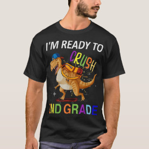 Im klaar om de tweede klas van de dikke dinosaur t t-shirt