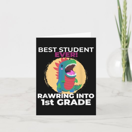 Im klaar om Dinosaur van de eerste graad terug naa Kaart (Voorkant)