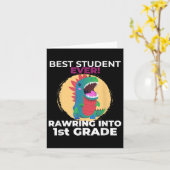 Im klaar om Dinosaur van de eerste graad terug naa Kaart (Gele Bloem)
