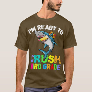 Im klaar om haaien van de derde klasse terug te br t-shirt