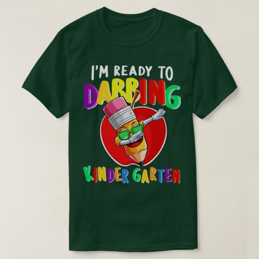 IM klaar voor dabben kleuterschool terug naar scho T-shirt (Design voorkant)