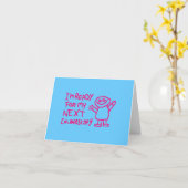 Im Klaar voor Mijn Volgende Colonoscopy Kaart (Gele Bloem)