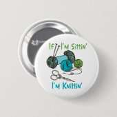 Im Knitting Ronde Button 5,7 Cm (Voorkant /achterkant)