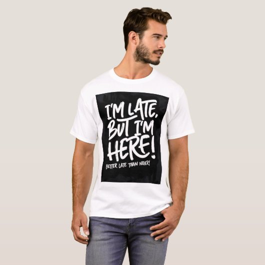 Im laat T-shirt (Voorkant volledig)