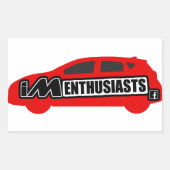 iM liefhebbers Sticker (Voorkant)