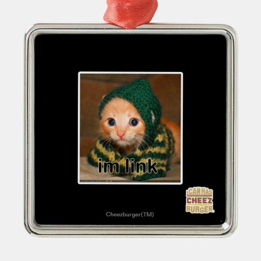 im link metalen ornament (Voorkant)