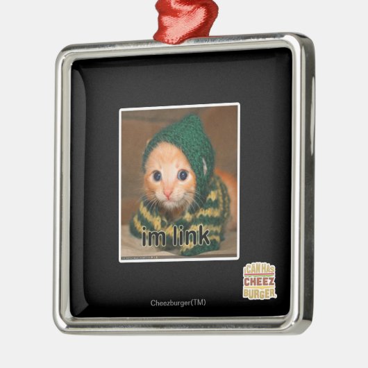 im link metalen ornament (Links)