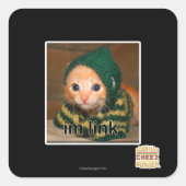 im link vierkante sticker (Voorkant)