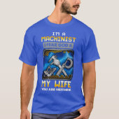 Im Machinist ik vrees God en mijn vrouw schimmelge T-shirt (Voorkant)