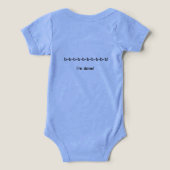 I'm making presents just for you! baby one piece (Design achterkant)