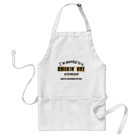 I'm Marriott a Smokin' Hot woman Apron Standaard Schort (Voorkant)