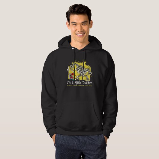 Im Math Teacher Using Math To Uncover Truth In Bla Hoodie (Voorkant volledig)