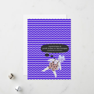 Im Meer der Gleichförmigkeit Feestdagenkaart