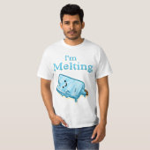 I'm Melting – Cute Popsicle Pun T-shirt (Voorkant volledig)