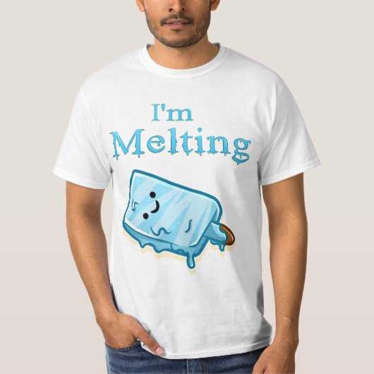 I'm Melting – Cute Popsicle Pun T-shirt (Voorkant)