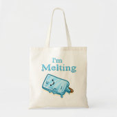 I'm Melting – Cute Popsicle Pun Tote Bag (Voorkant)