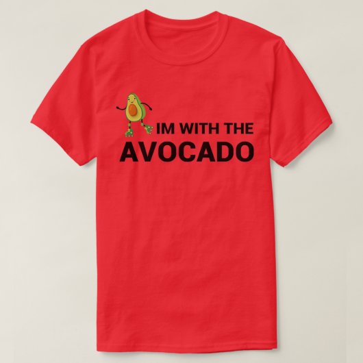 im met avocado 1 t-shirt (Design voorkant)