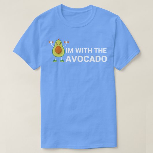 im met avocado 2 t-shirt (Design voorkant)