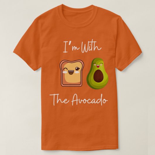 Im met avocado 49 t-shirt (Design voorkant)