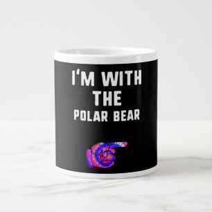 Im met Beer-Tie-kleurstof-halloween-paar Grote Koffiekop