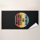 IM met chocolade chip cookie | Cook Gift Badhanddoek (Badhanddoek)