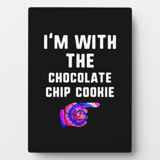 IM met chocolade chip cookie | Tie Dye Products Fotoplaat (voorkant)