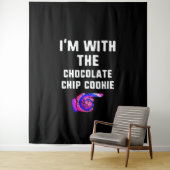 IM met chocolade chip cookie | Tie Dye Products Wandkleed (In situ)