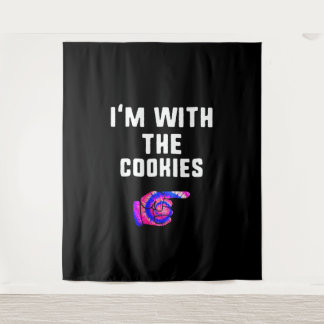 IM met cookies | Tie Dye Grappige Producten Wandkleed
