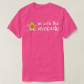im met de avocado 23 t-shirt (Design voorkant)