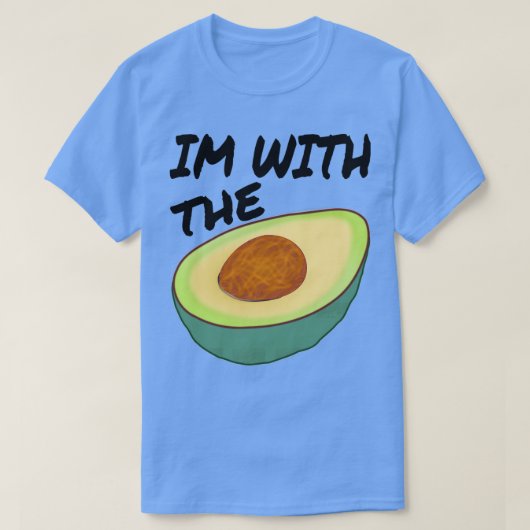 im met de avocado 74 t-shirt (Design voorkant)