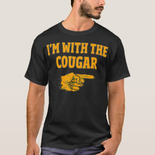 IM Met De Cougar Bijpassend Paar Halloween Costu T-shirt