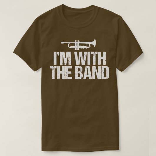 Im met de grappige trompet t-shirt (Design voorkant)