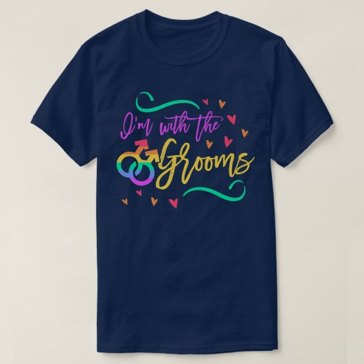 Im met de Grooms-LGBTQ-wedstrijd die overeenkomt m T-shirt (Design voorkant)