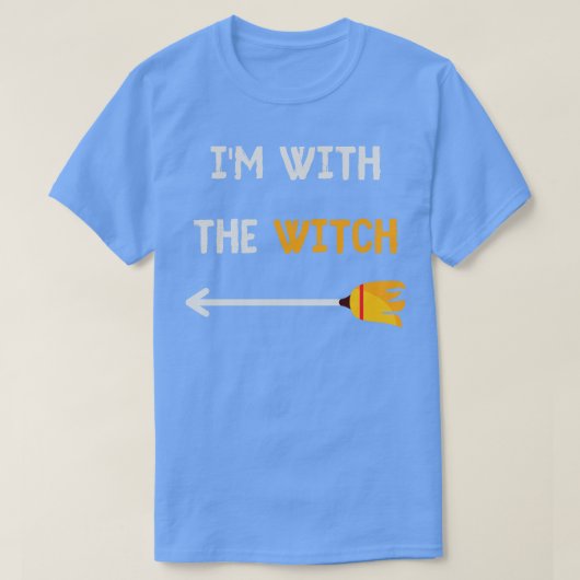 Im met de heks koppels kostuum t-shirt (Design voorkant)