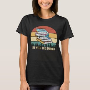 IM met de verboden boeken Retro Vintage 1 T-shirt