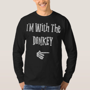 Im met Donkey Halloween Costume Funny Couples T-shirt