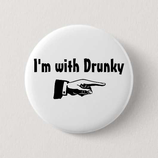 Im met Drink y Ronde Button 5,7 Cm (Voorkant)