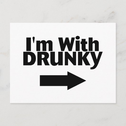 Im met drunky briefkaart (Voorkant)