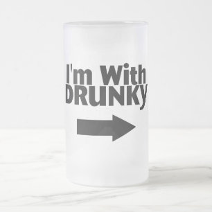 Im met drunky matglas bierpul