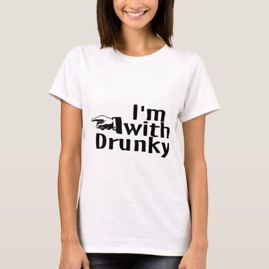 Im met drunky t-shirt (Voorkant)