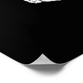 IM met eend halloween kostuum grappige koppels mat Poster (Hoek)