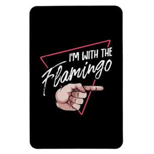 Im met Flamingo Halloween overeenkomend kostuum Magneet