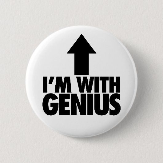 Im met Genius Ronde Button 5,7 Cm (Voorkant)
