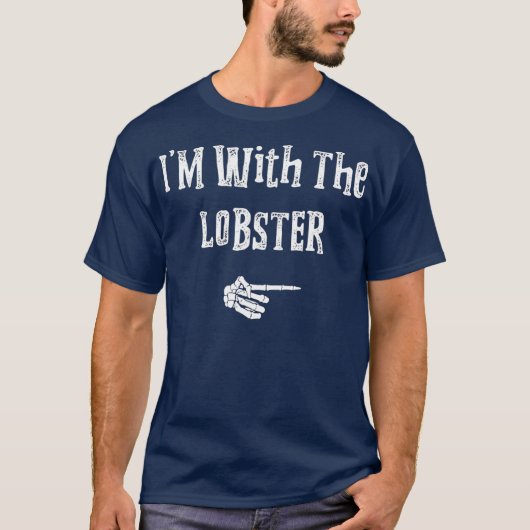Im met Lobster Halloween Costume Funny Couples T-shirt (Voorkant)