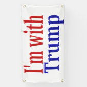 Im met rood Trump Spandoek (Verticaal)