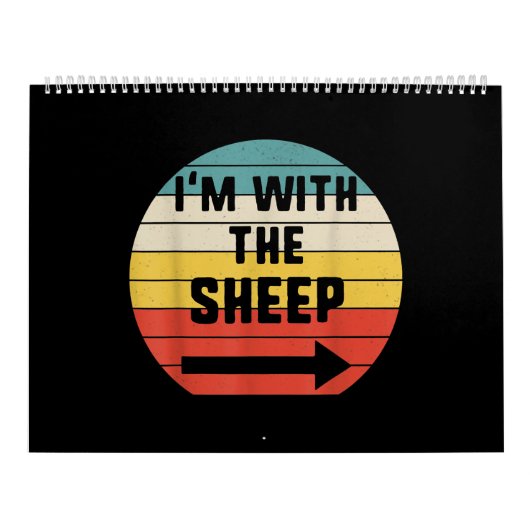 Im met schaap | Halloween Matching Couple Cft Kalender (Hoes)