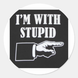 Im-met-stut Ronde Sticker