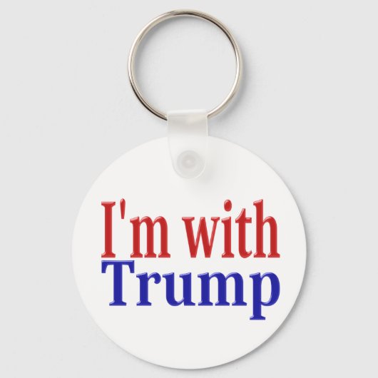 IM met Trump Sleutelhanger (Voorkant)
